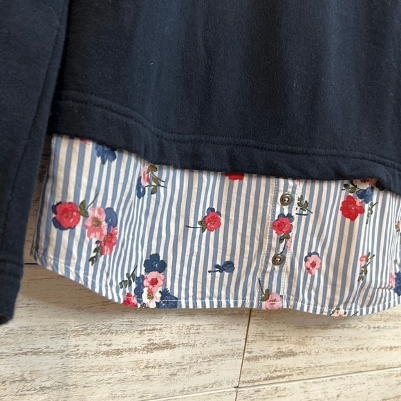 J.JILL Floral Overlay Long Sleeve | SIZE S - Picture 4 of 5